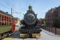 Steam locomotive Boston & Maine in Lowell, MA, USA