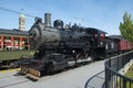 Steam locomotive Boston & Maine in Lowell, MA, USA