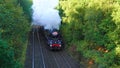 Steam locomotive. Royalty Free Stock Photo