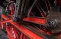 Steam locomotive detail