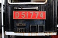 Steam locomotive at Former Taisha station Royalty Free Stock Photo