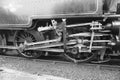 Steam locomotive getting ready to go Royalty Free Stock Photo