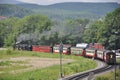 Steam locomotive of the HSB at the station Wernigerode am Harz in Germany Royalty Free Stock Photo