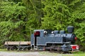 steam locomotive, Museum of Kysuce village, Vychylovka, Slovakia Royalty Free Stock Photo