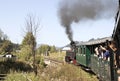 Old narrow gauge train in Moldovita Romania