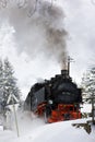 steam locomotive, Oberwiesenthal - Cranzhal (Fichtelbergbahn), G Royalty Free Stock Photo