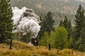 Steam Locomotive Train Okanagan Valley near Summerland British Columbia Canada