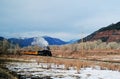 Steam Locomotive in The West Royalty Free Stock Photo