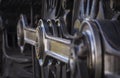 Steam Locomotive Wheel Crank Royalty Free Stock Photo