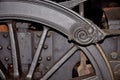 Steam locomotive wheels Royalty Free Stock Photo