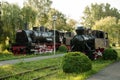 Steam locomotives museum Royalty Free Stock Photo