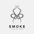 Steam Steam Logo Vector Hot Evaporating Aroma. Smell Line Illustration, Cooking Steam Icon, Steam Train, Baking, Smoking Royalty Free Stock Photo