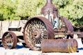 steam machine, Furnace Creek, Death Valley National Park, Califo Royalty Free Stock Photo