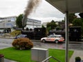 Steam old Lok - steam train dramatic scene