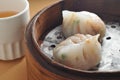 Steam Pork dumpling dim sum Royalty Free Stock Photo