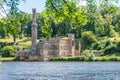 Steam-powered pump house in Babelsberg Park in Potsdam, Brandenburg, Germany Royalty Free Stock Photo