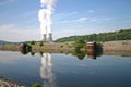 Twin Cooling Towers Royalty Free Stock Photo