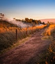 Steam rises from cracks in Hawaii in Kilauea caldera