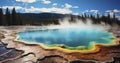 Steam and Serenity. Exploring the Beauty of Thermal Spring Landscapes. Generative AI
