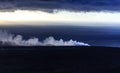 Steam and smoke from Kilauea Crater visible from miles away