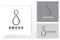 Steam Steam Logo Vector Hot Evaporating Aroma. Smell Line Illustration, Cooking Steam Icon, Steam Train, Baking, Smoking Royalty Free Stock Photo