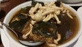 Steam tofu seaweed Royalty Free Stock Photo