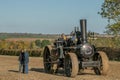 Steam traction engine