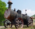 Steam tractor Royalty Free Stock Photo