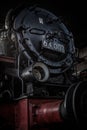 Steam train boiler Royalty Free Stock Photo