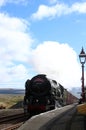 Steam train British India Line Ribblehead station