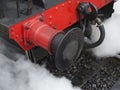 Steam train buffer Royalty Free Stock Photo