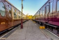 Steam Train Carriages Royalty Free Stock Photo