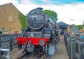 Steam train 44806 closeup at Pickering