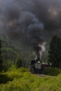 Steam train from Cumbres and Toltec Railroad Royalty Free Stock Photo