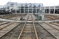 Steam train depot at Kyoto Railway Museum