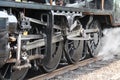 Steam Train Engine. Royalty Free Stock Photo
