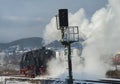 Steam train of the harzer schmalspurbah Royalty Free Stock Photo
