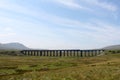 Steam Train, Ingleborough, Ribblehead viaduct