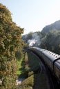 A steam train on a journey Royalty Free Stock Photo