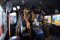 Steam train locomotive interior Royalty Free Stock Photo