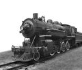 Steam train locomotive isolated. Royalty Free Stock Photo