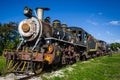 Steam train, locomotive tourist attraction at Cuba