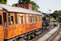 A Steam Train Prepares to Depart Goathland Station