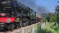 Steam Train, Royal Scot, in West Curthwaite, England