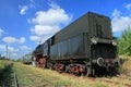 Steam train at the station