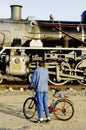 Steam train at Swakopmund, Namibia Royalty Free Stock Photo