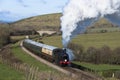 Steam Train on the Swanage Railway near Corfe Castle, Dorset.England Royalty Free Stock Photo