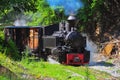 Steam train on the vaser valley,maramures-romania