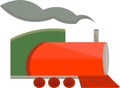 Steam Train Vector Clip Art Design