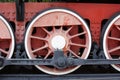 Steam train wheels Royalty Free Stock Photo